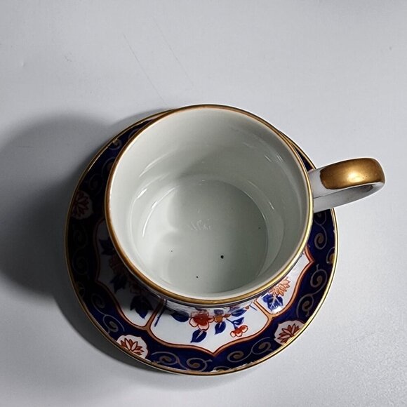 Japanese Kutani Porcelain Tea Set With Floral & Gold Kozan Gama (Kozan Kiln) VTG - Picture 6 of 12